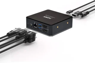 Port Connect Dockingstation 7-poorts USB-A & USB-C 85W HDMI Zwart