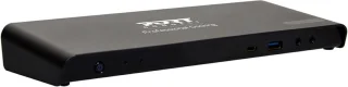 Port Connect Dockingstation USB-A & USB-C 85W Zwart