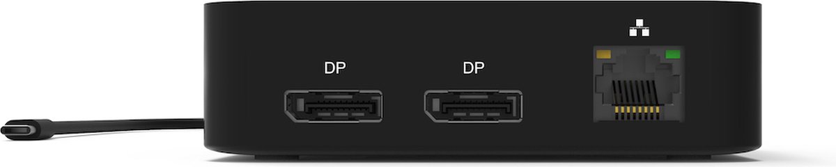 Port Connect Dockingstation USB-C 2x4K 9-poorts 85W Zwart