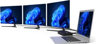 Port Connect Dockingstation USB-C & USB-A 3x4K 100W Zwart