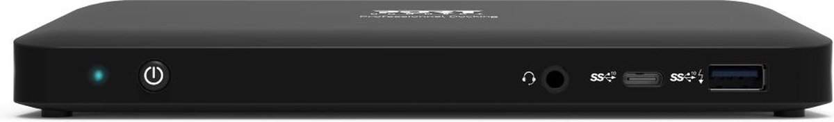 Port Connect USB-C Docking Station 3x4K EU Zwart