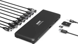 Port Designs 901910W-EU USB-C Laptop Dock Zwart