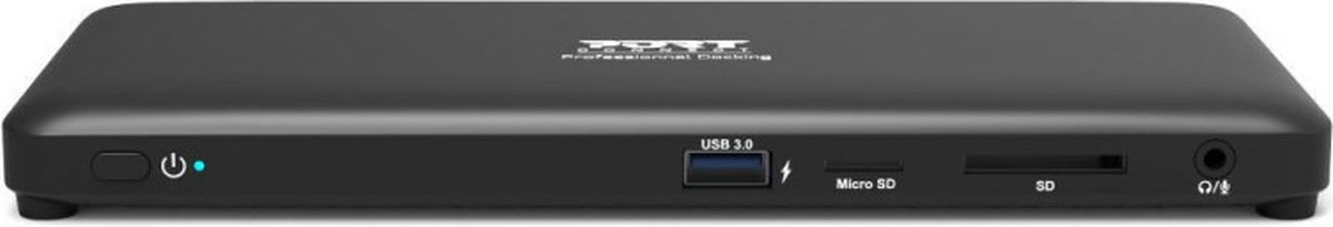 Port Designs 901910W-EU USB-C Laptop Dock Zwart
