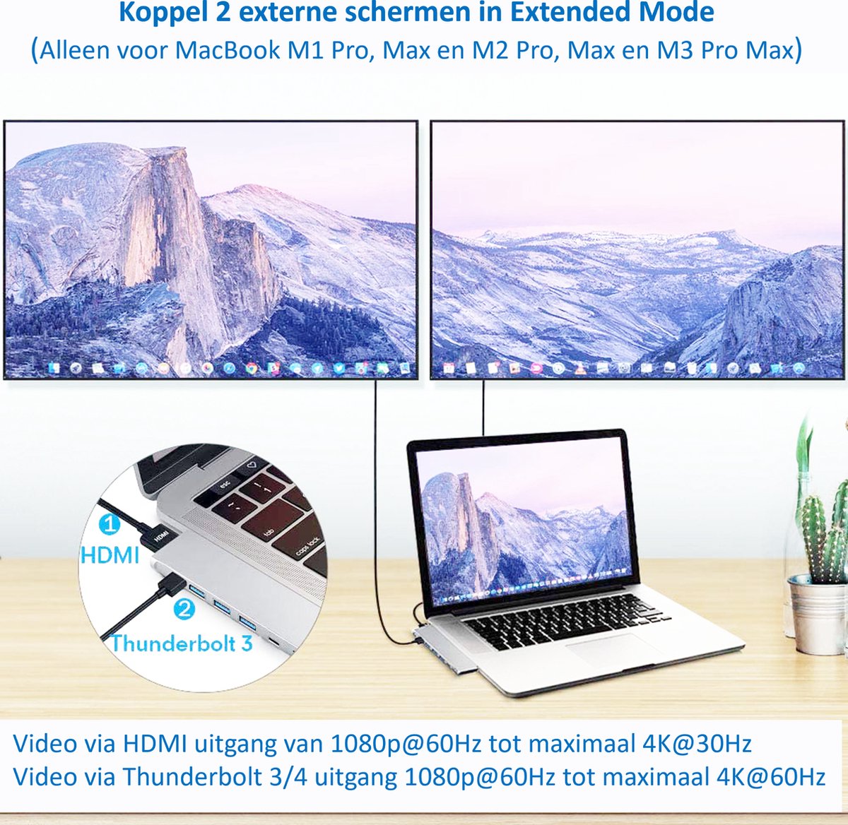 Pro Dock X USB-C Hub Zilver voor MacBook Pro en MacBook Air