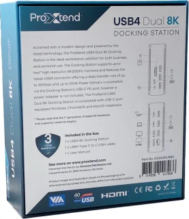 ProXtend DOCK2XUSB4 laptop dock