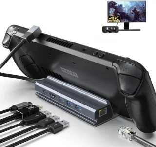 Qhou Steam Deck dockingstation 6-in-1