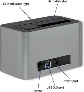 Qoltec Dockingstation HDD/SSD SATA 2,5/3,5 USB 3.0