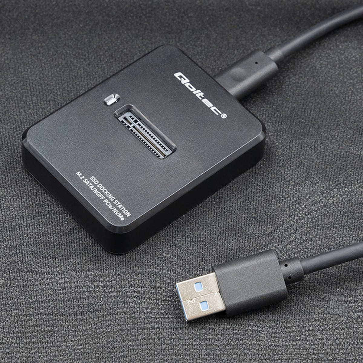 Qoltec Dockingstation SSD M.2 SATA PCIe USB 3.1