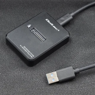 Qoltec Dockingstation SSD M.2 SATA PCIe USB 3.1