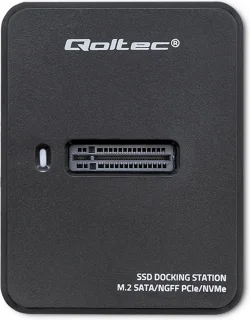 Qoltec Dockingstation SSD M.2 SATA PCIe USB 3.1