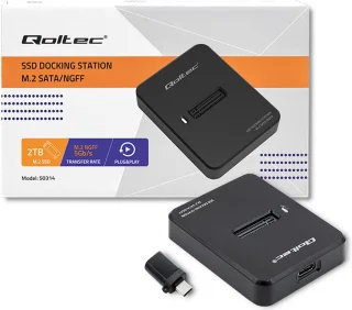 Qoltec Dockingstation SSD M.2 SATA USB 3.1