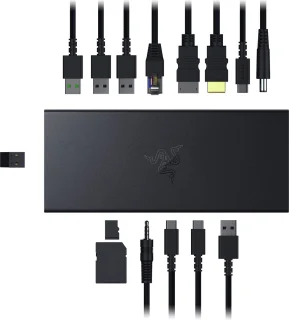 Razer USB 4 Dock 14 Poorten Zwart