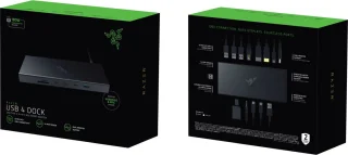 Razer USB 4 Dock 14 Poorten Zwart