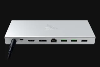 Razer USB 4 Docking Station 14 Poorten Mercury Wit