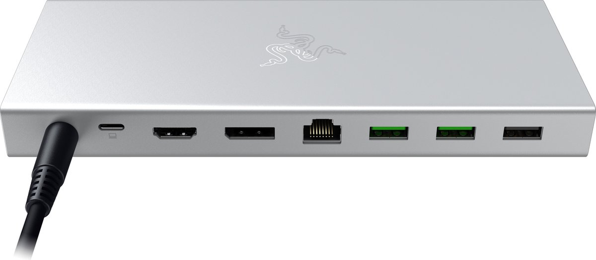 Razer USB 4 Docking Station 14 Poorten Mercury Wit