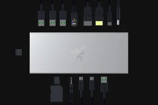 Razer USB 4 Docking Station 14 Poorten Mercury Wit