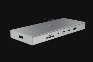 Razer USB 4 Docking Station 14 Poorten Mercury Wit