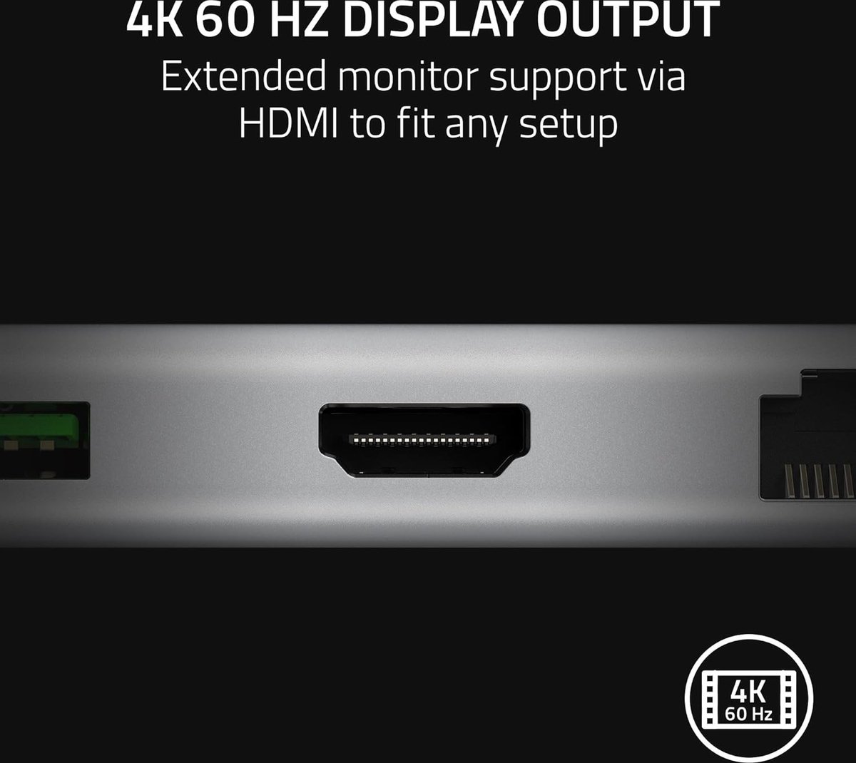 Razer USB-C Docking Station 11 Poorten Mercury Wit