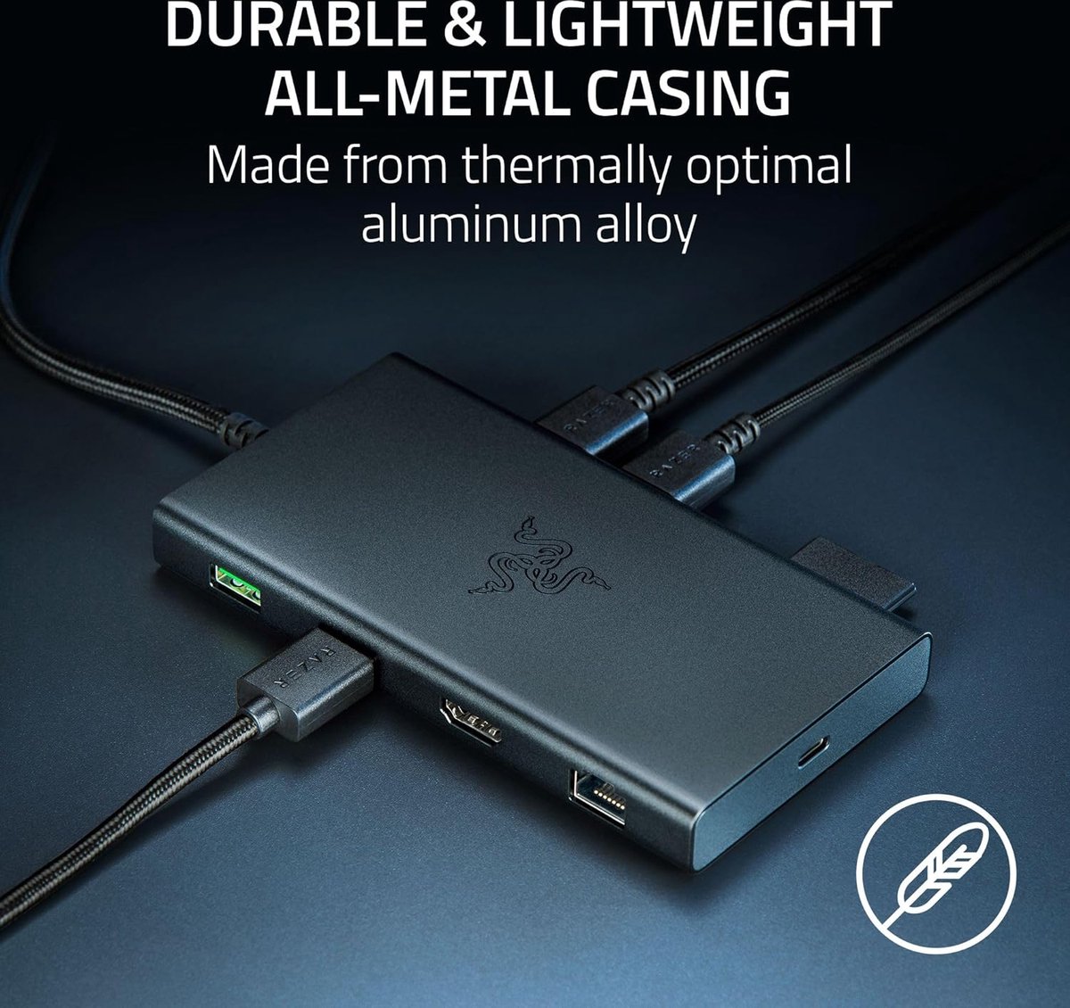 Razer USB-C Docking Station 11 Poorten Mercury Wit
