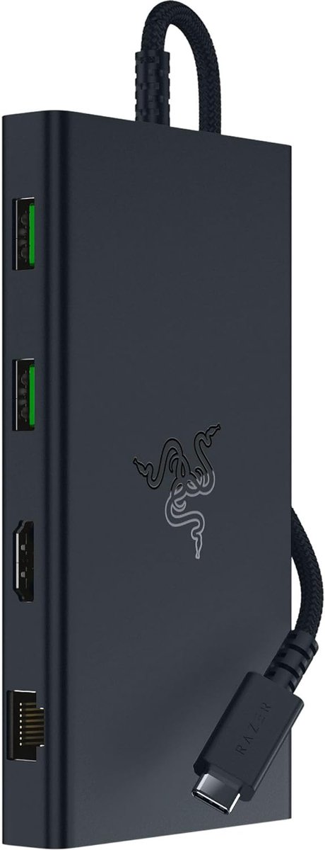 Razer USB-C Docking Station 11 Poorten Zwart