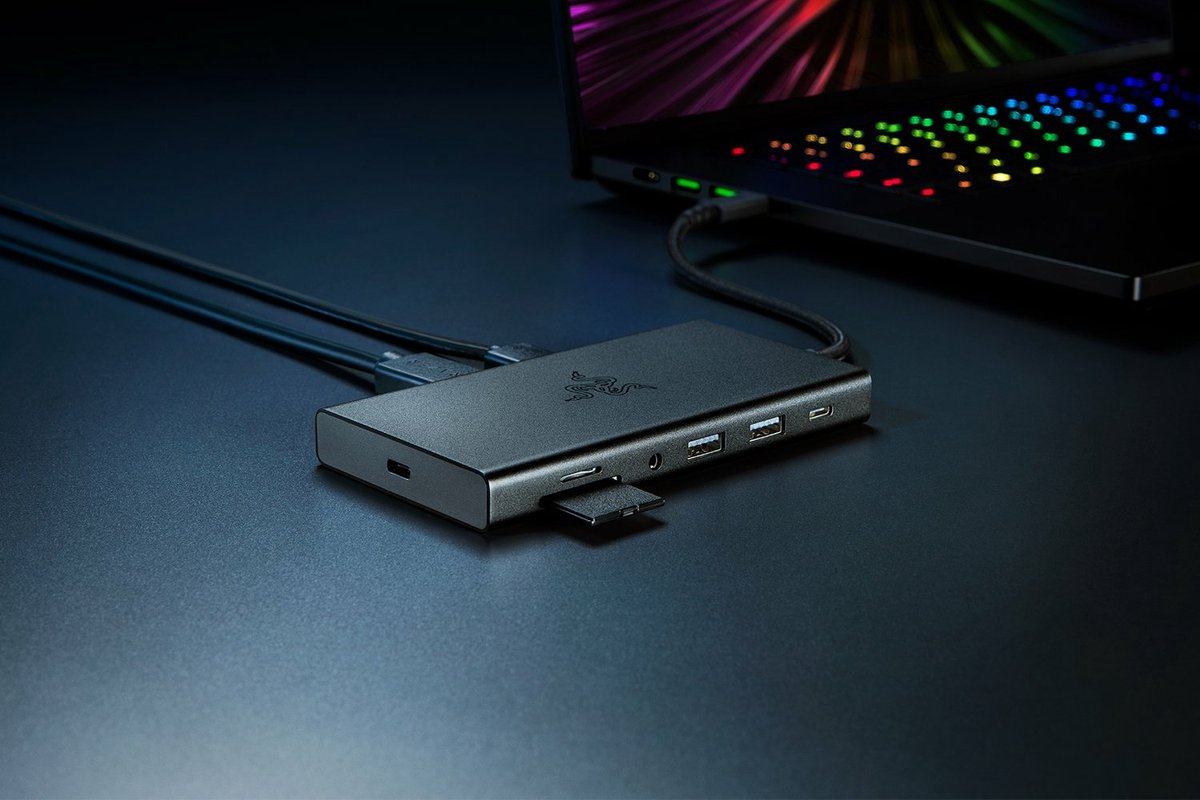 Razer USB-C Docking Station 11 Poorten Zwart