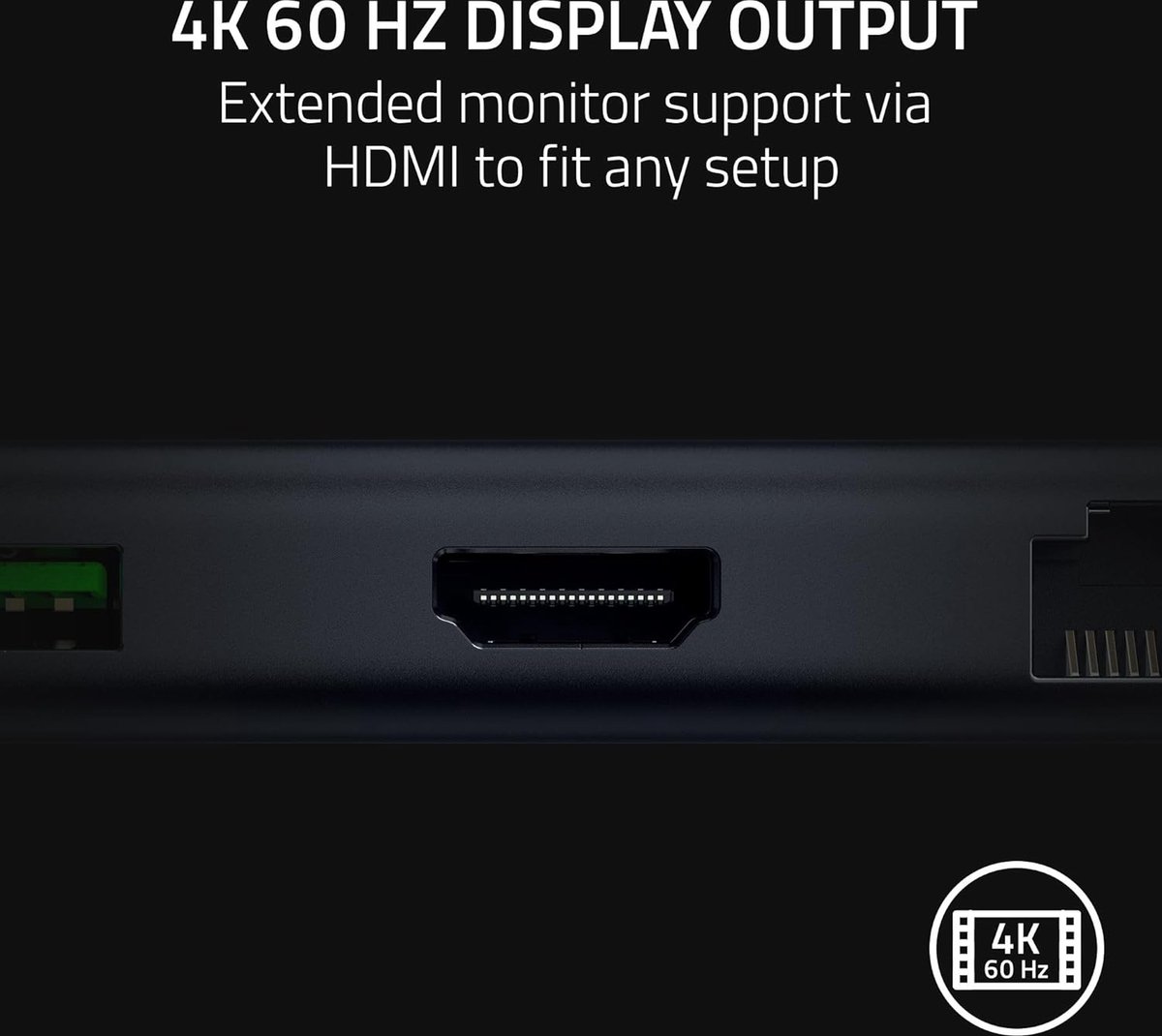 Razer USB-C Docking Station 11 Poorten Zwart