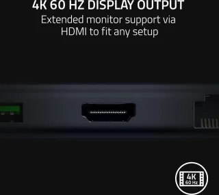 Razer USB-C Docking Station 11 Poorten Zwart