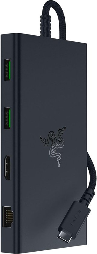 Razer USB-C Docking Station 11 Poorten Zwart