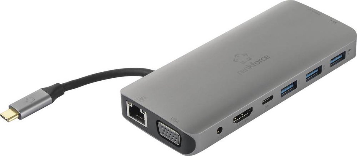 Renkforce RF-4533846 USB-C laptopdockingstation universeel