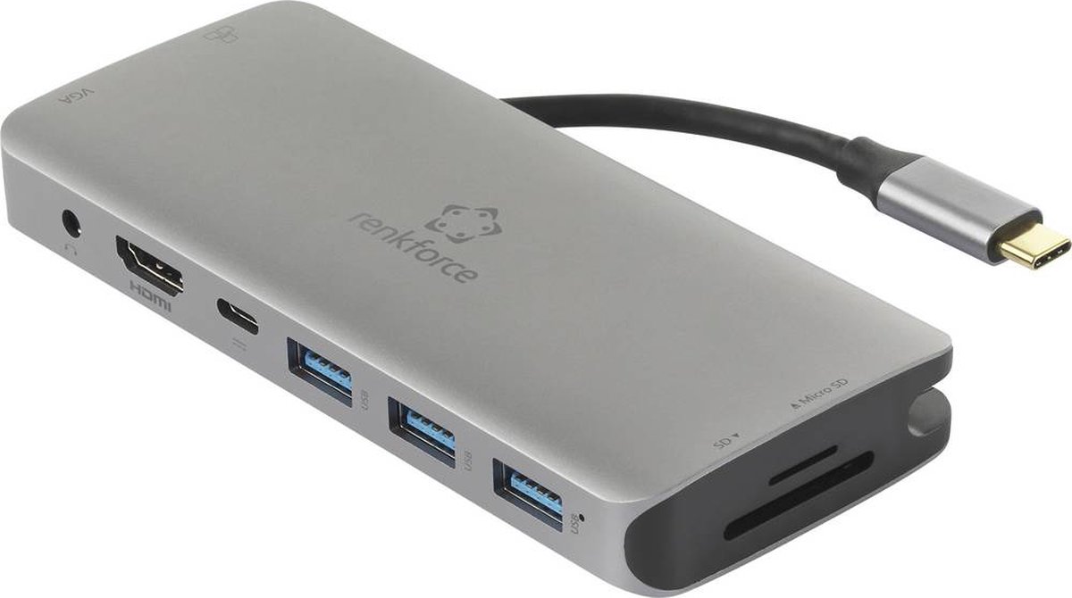 Renkforce RF-4533846 USB-C laptopdockingstation universeel