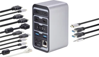 Renkforce RF-DKS-650 USB-C Dockingstation Universeel
