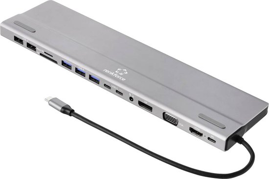 Renkforce RF-DKS-902 USB-C Dockingstation Universeel