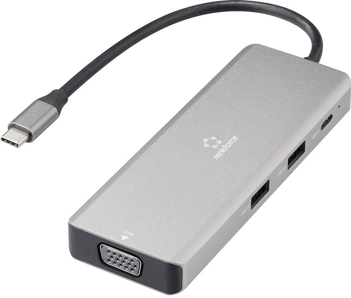 De Renkforce RF-DKS-906 USB-C Dockingstation Universeel in één oogopslag