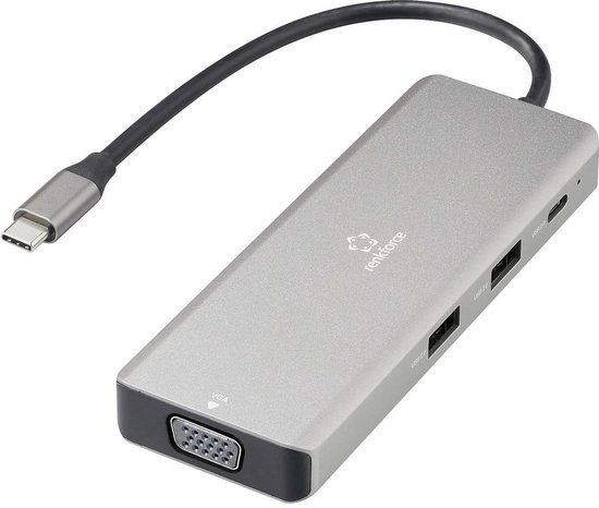 Renkforce RF-DKS-906 USB-C Dockingstation Universeel