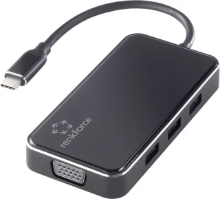 Renkforce RF-HUB-230 USB-C Dockingstation Universeel