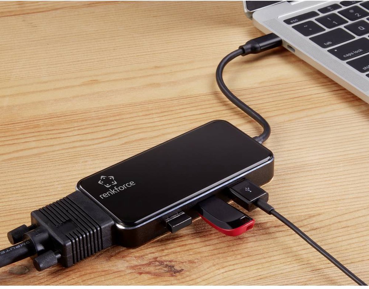 Renkforce RF-HUB-230 USB-C Dockingstation Universeel