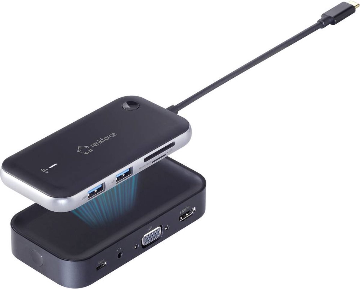 Renkforce RF-HUB-810 USB-C Dockingstation Universeel
