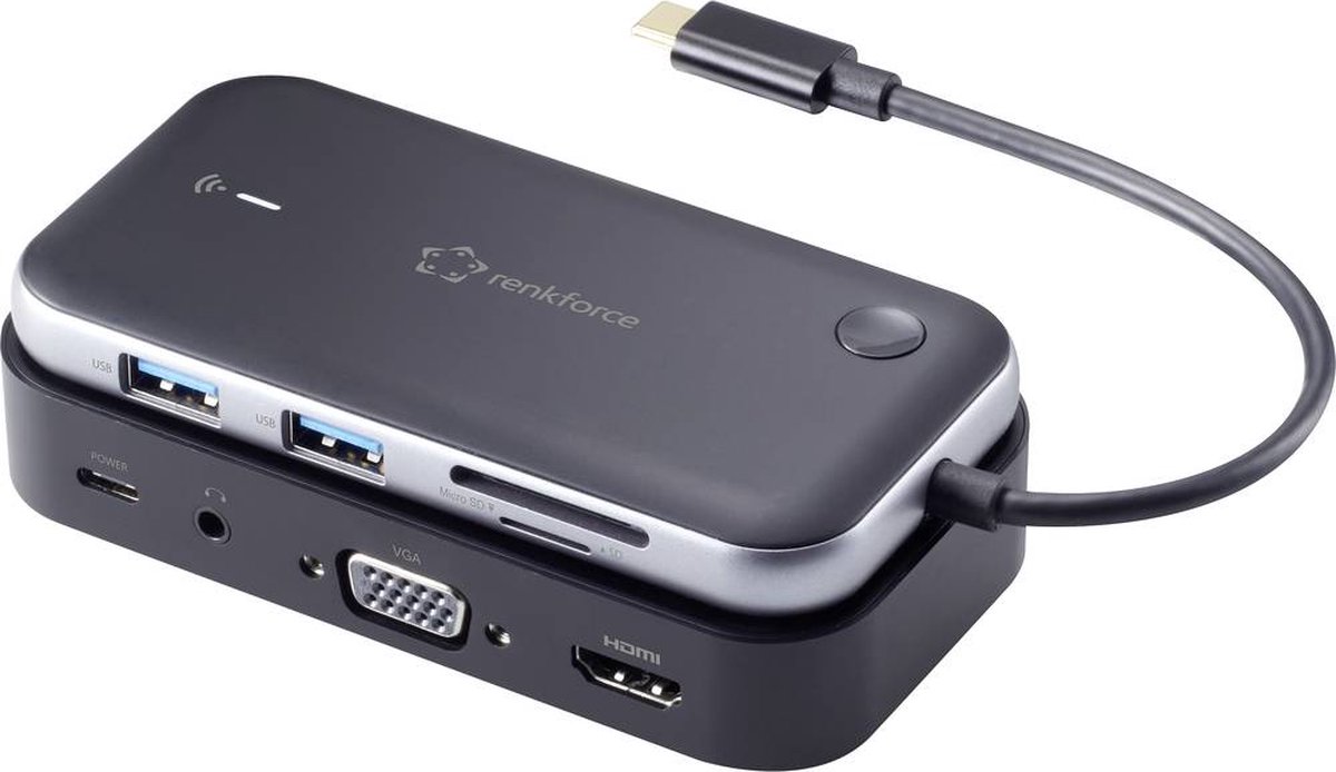 Renkforce RF-HUB-810 USB-C Dockingstation Universeel