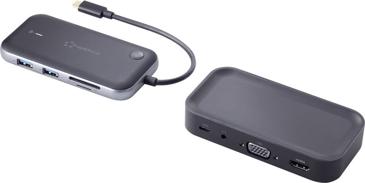 Renkforce RF-HUB-810 USB-C Dockingstation Universeel