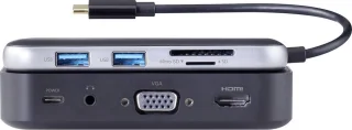 Renkforce RF-HUB-810 USB-C Dockingstation Universeel