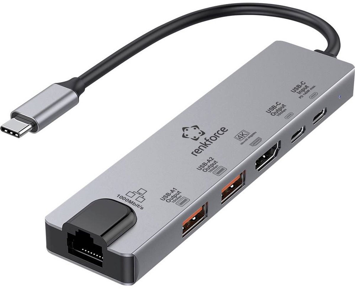 Renkforce RF-USBH-550 USB-C Dockingstation