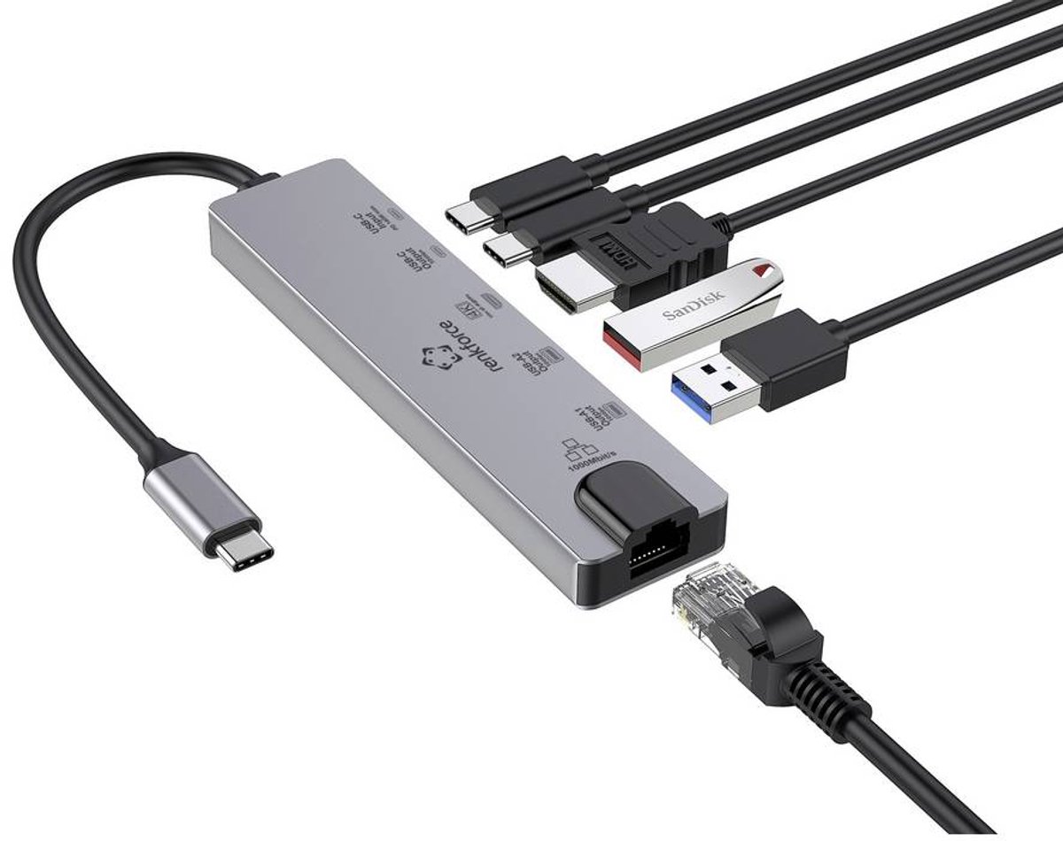 Renkforce RF-USBH-550 USB-C Dockingstation