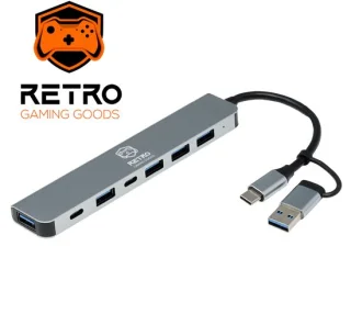 Retro Gaming Goods USB-C hub zilver review