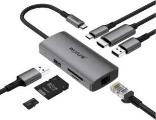 Rixus USB-C HDMI Dock