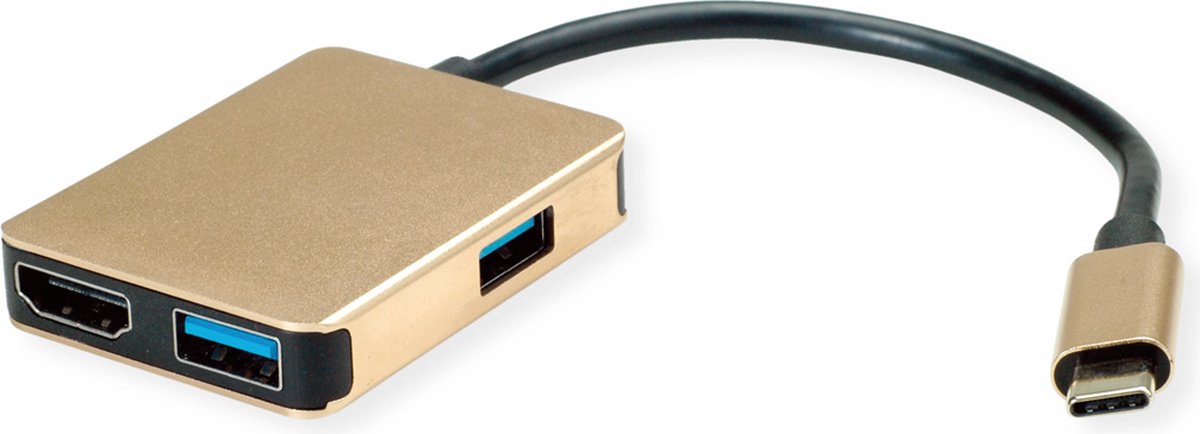 ROLINE GOLD USB-C Docking Station HDMI 4K 2x USB 3.2 Gen 1 PD