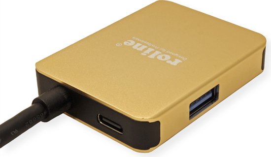 ROLINE GOLD USB-C Docking Station HDMI 4K 2x USB 3.2 Gen 1 PD