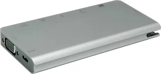 ROLINE USB-C Docking Station HDMI VGA USB 3.2 LAN PD Card Reader