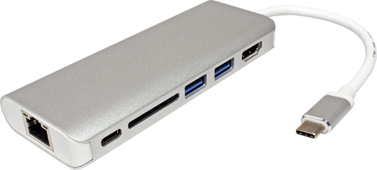 ROLINE USB-C Dockingstation HDMI 4K USB 3.0 SD Ethernet