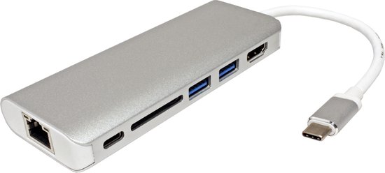 ROLINE USB-C Dockingstation HDMI 4K USB 3.0 SD Ethernet