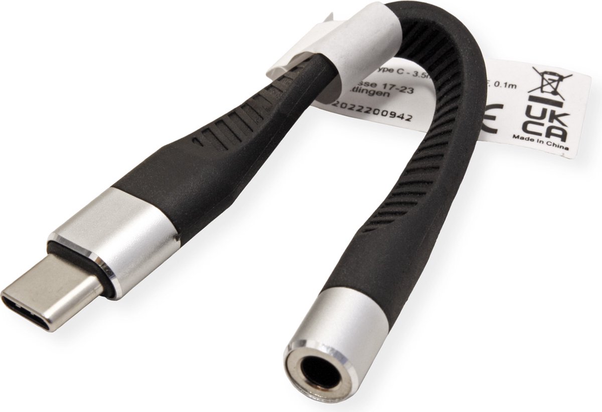 ROLINE USB-C naar 3,5mm Audio Adapter 0,1m